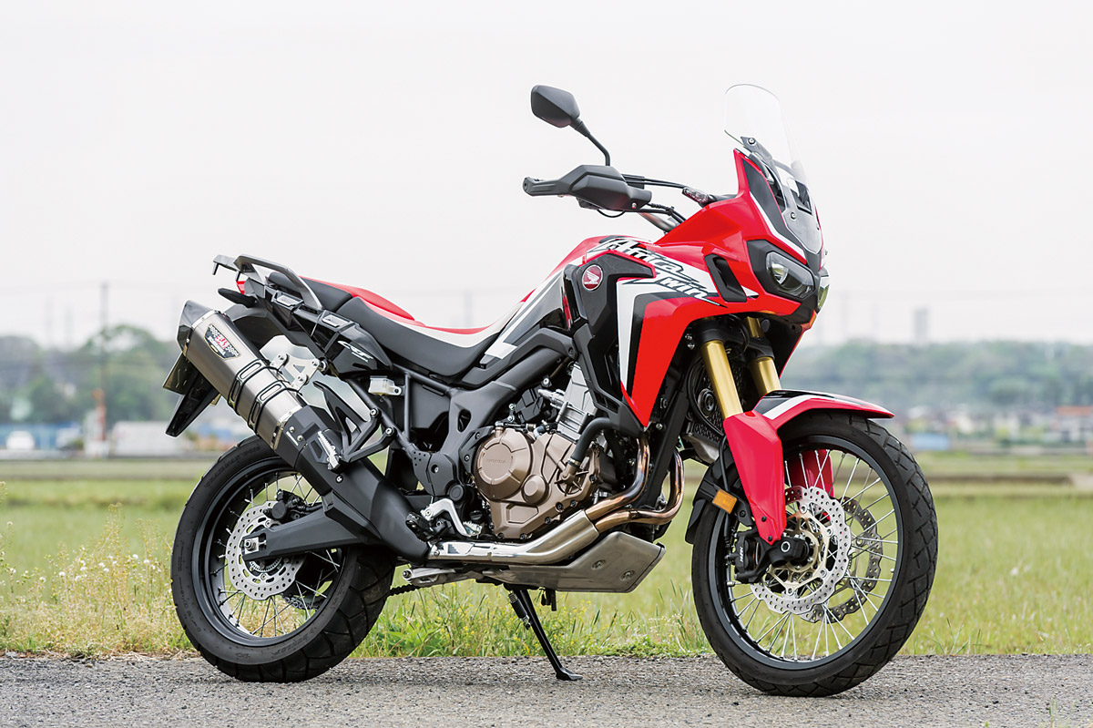 Africa Twin ヨシムラHEPTA FORCE サイクロン