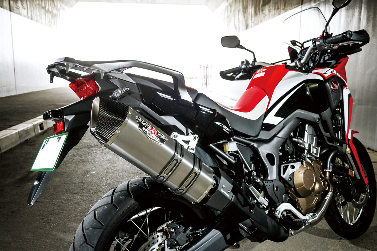 Africa Twin ヨシムラHEPTA FORCE サイクロン