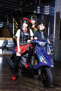 神谷えりな×雪乃しほり×桜雪 SUZUKI ADDRESS V125S