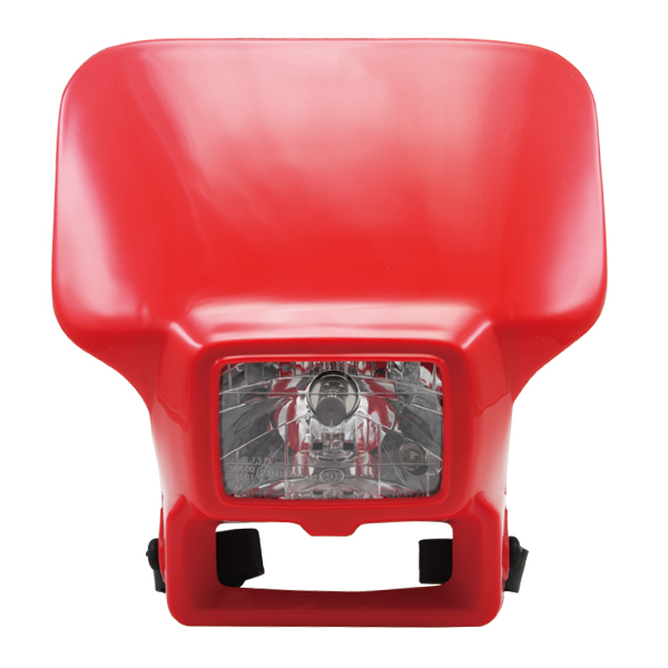 ホンダ XR ヘッドライトユニット レッド これぞ旧XR乗り待望のヘッドライト！ | DIRTSPORTS