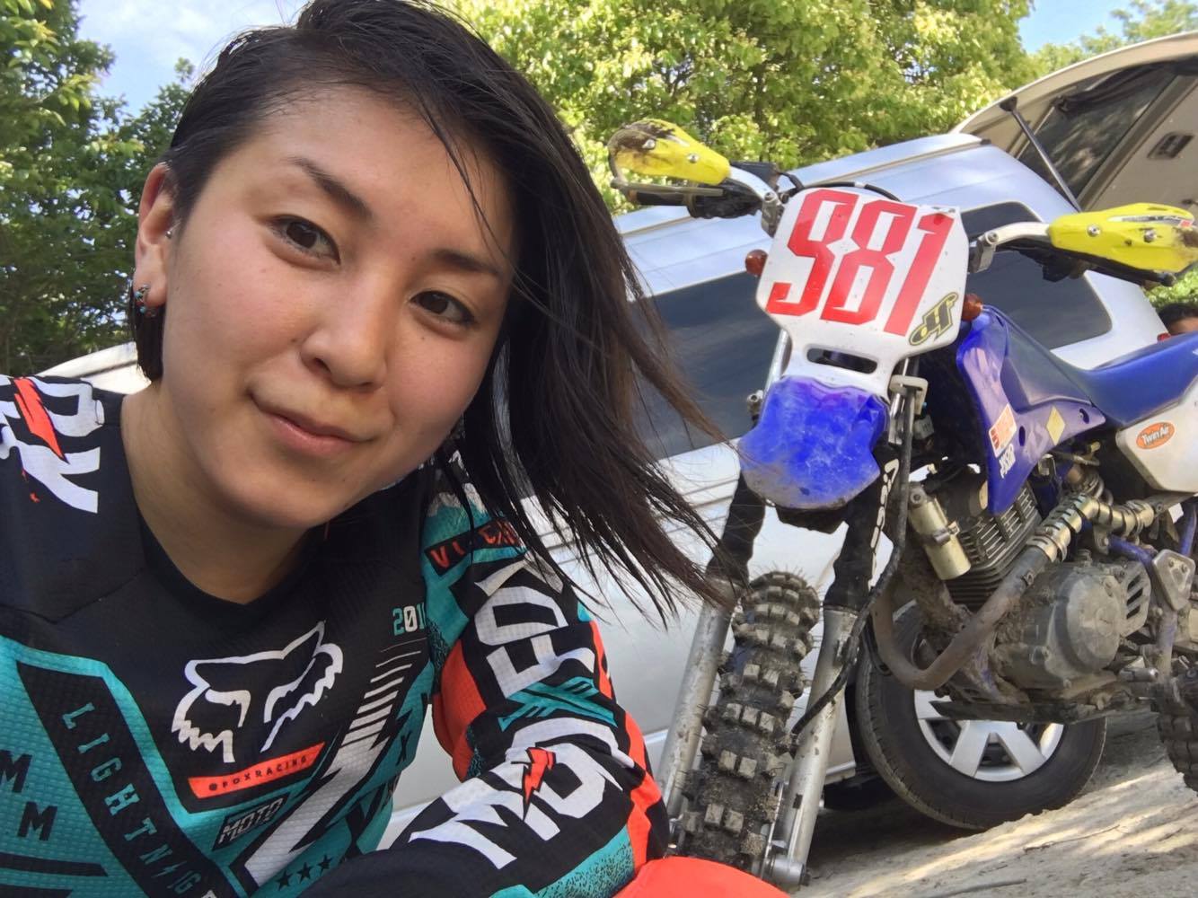 歌うダートガール渡邉藍の泥だらけダイアリー「難所系タイヤで山遊び