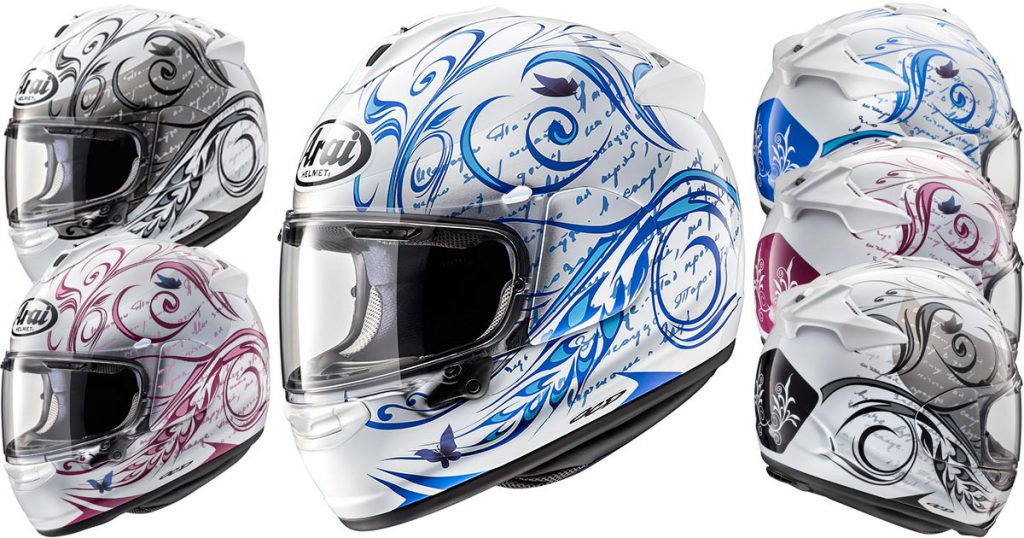 欧風テイストがとってもオシャレ！ AraiツーリングヘルメットにNewグラフィックモデル登場 | 株式会社造形社